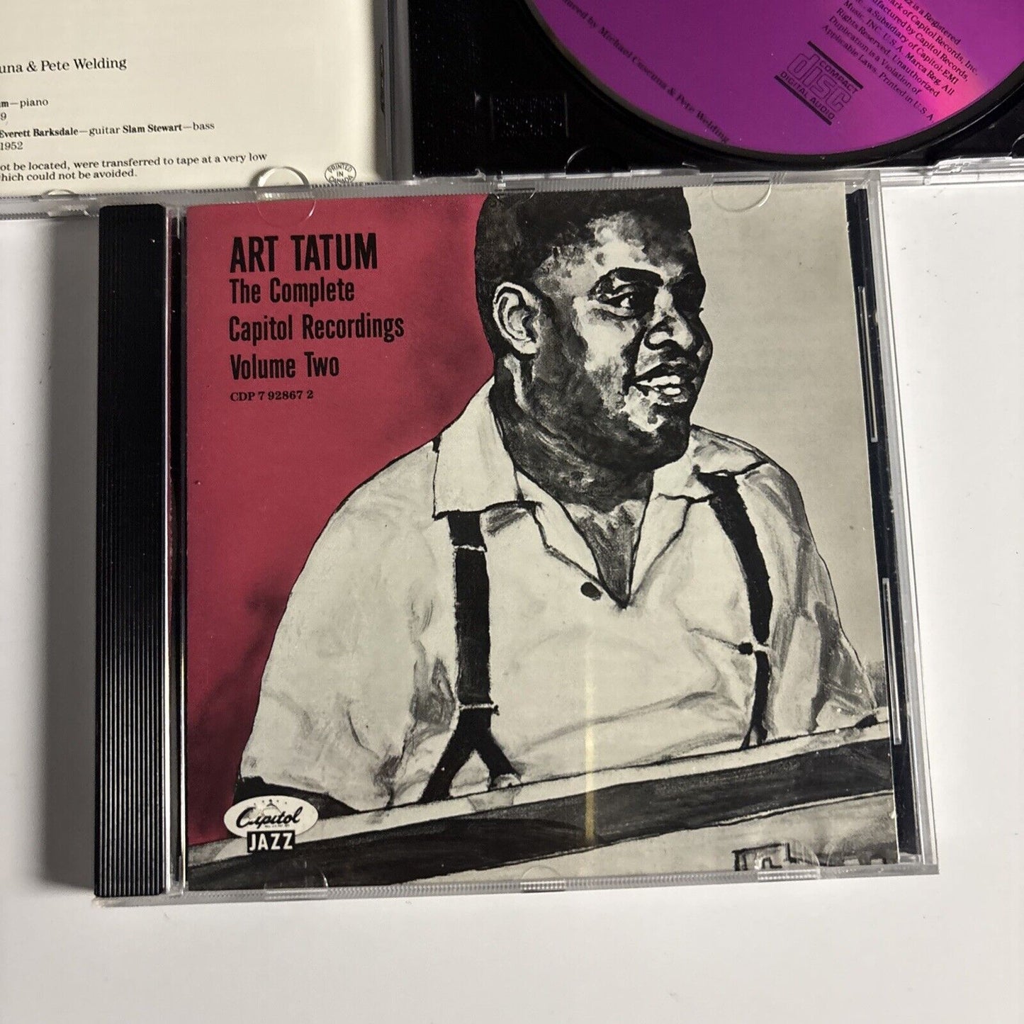 Art Tatum – The Complete Capitol Recordings Volume 1 & 2 (CD 1989) CDP 7 92867 2