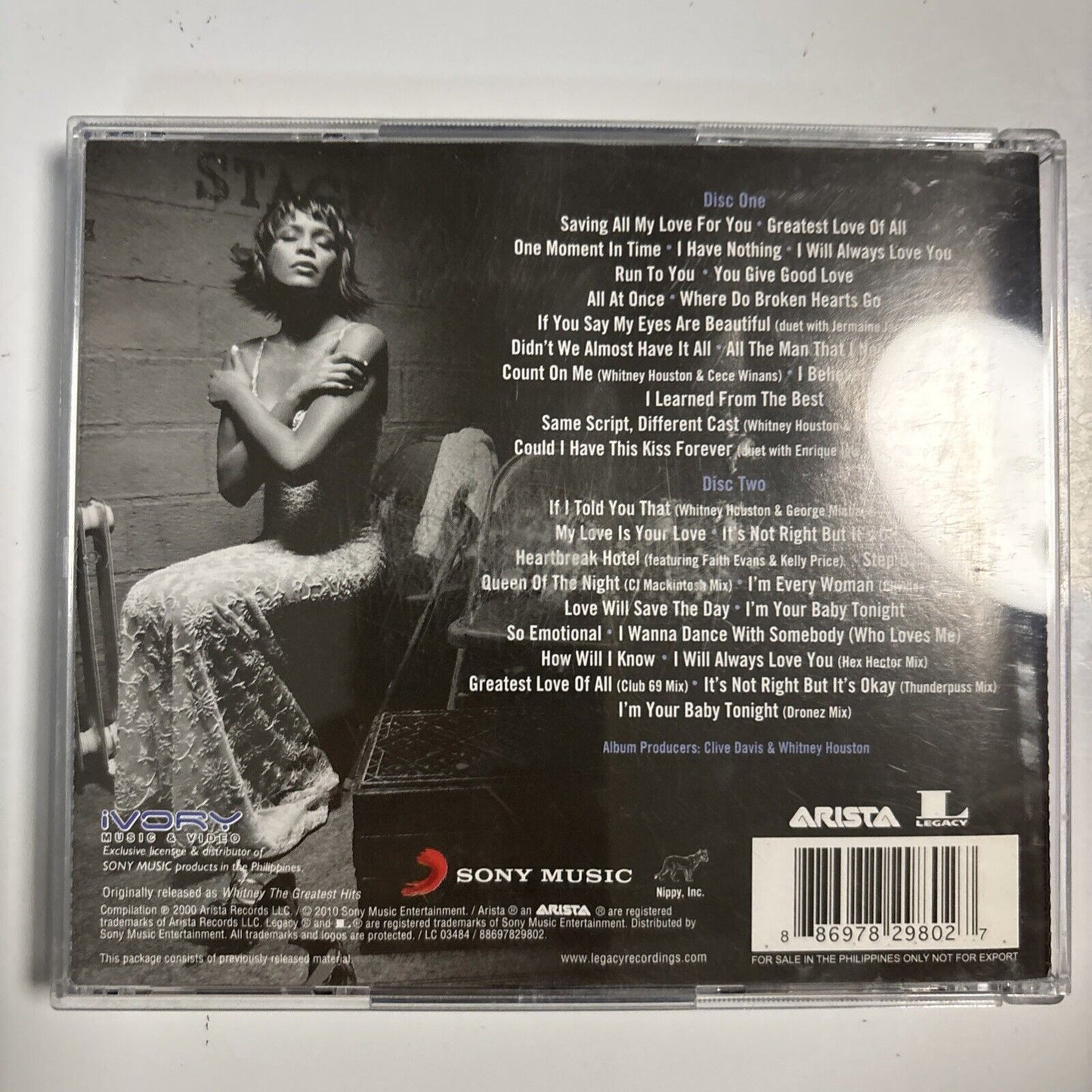Whitney Houston - The Essential Whitney Houston (CD, 2010, 2-Disc)  SY-0760