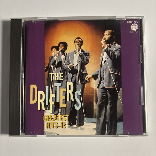 The Drifters – Greatest Hits 18 (CD, 1986) Japan 30cp-120