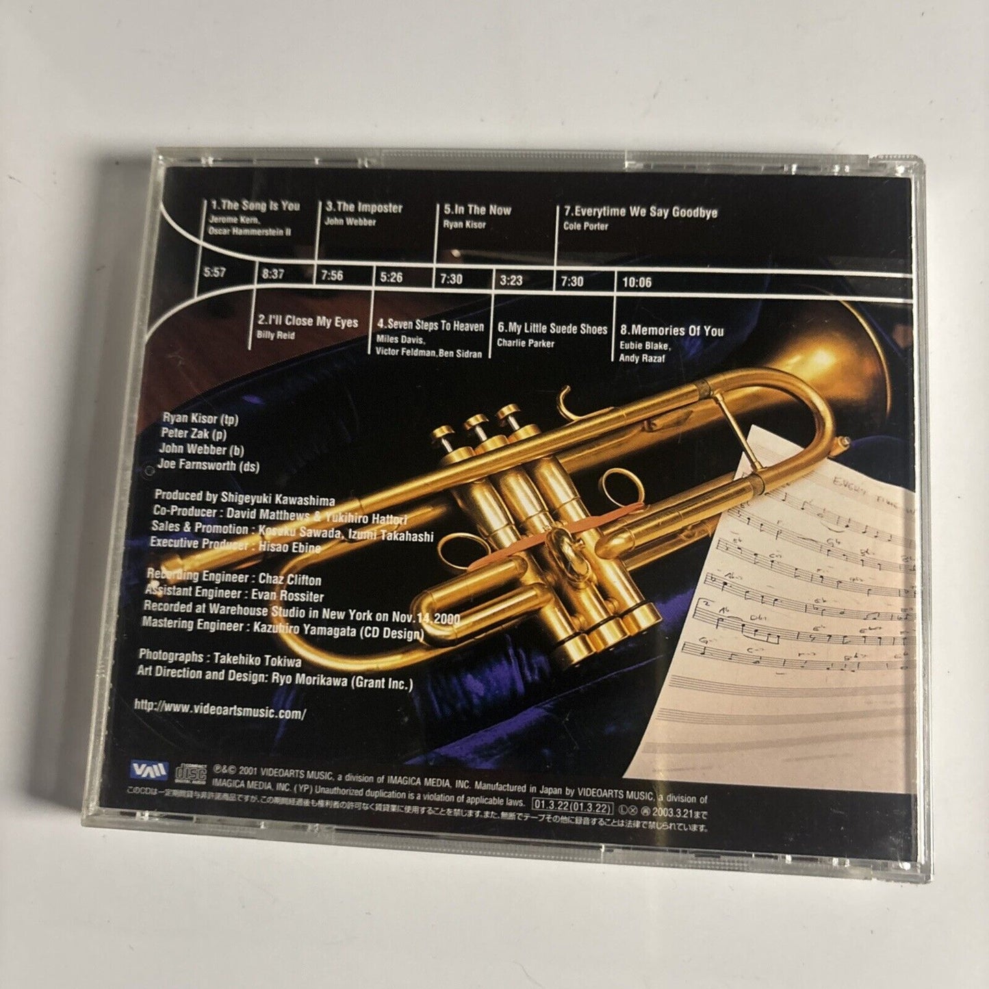 Ryan Kisor – Kisor II (CD, 2001) Japan vacm-1172