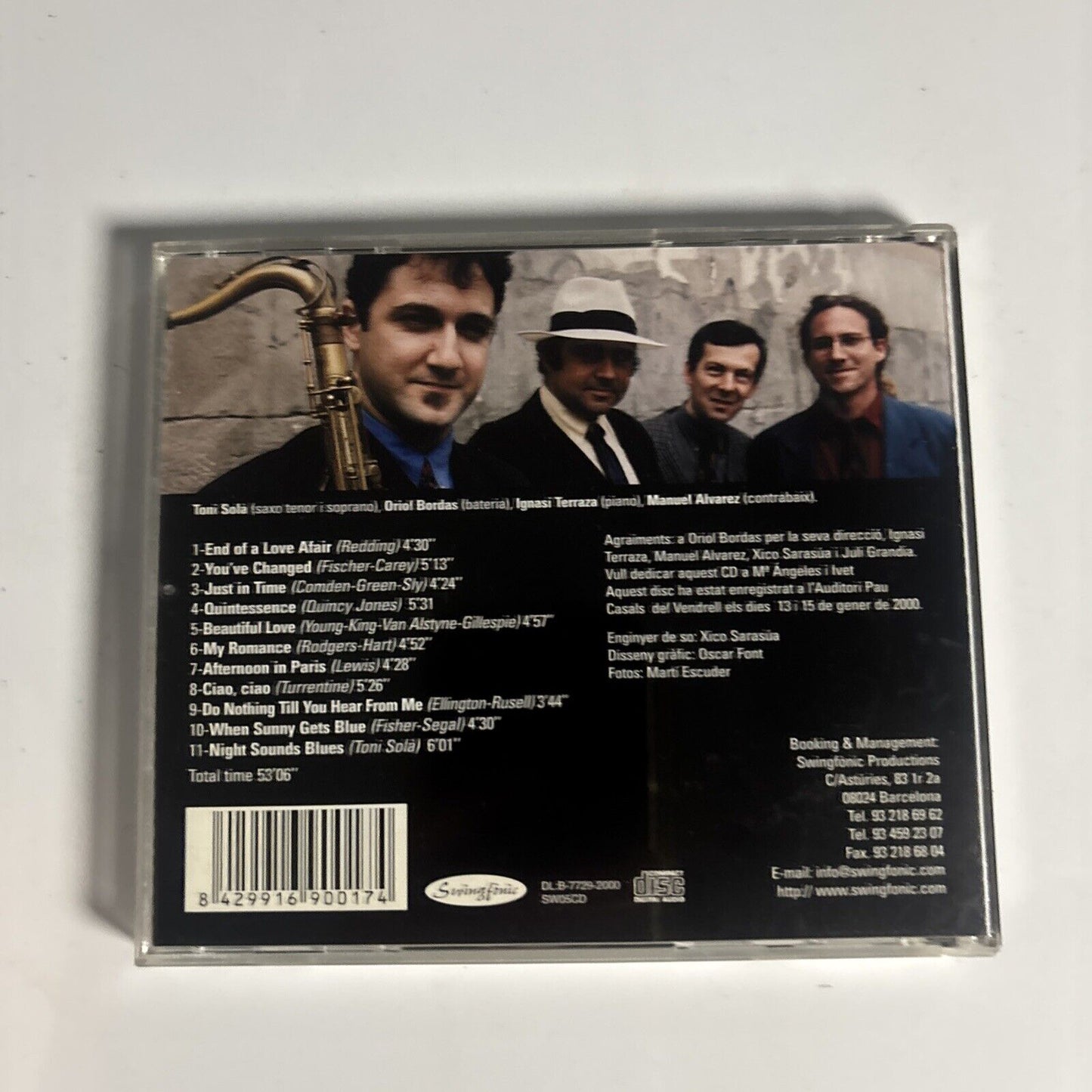 Toni Solá & Ignasi Terraza Trio – Night Sound (CD, 2009) Japan sw05CD