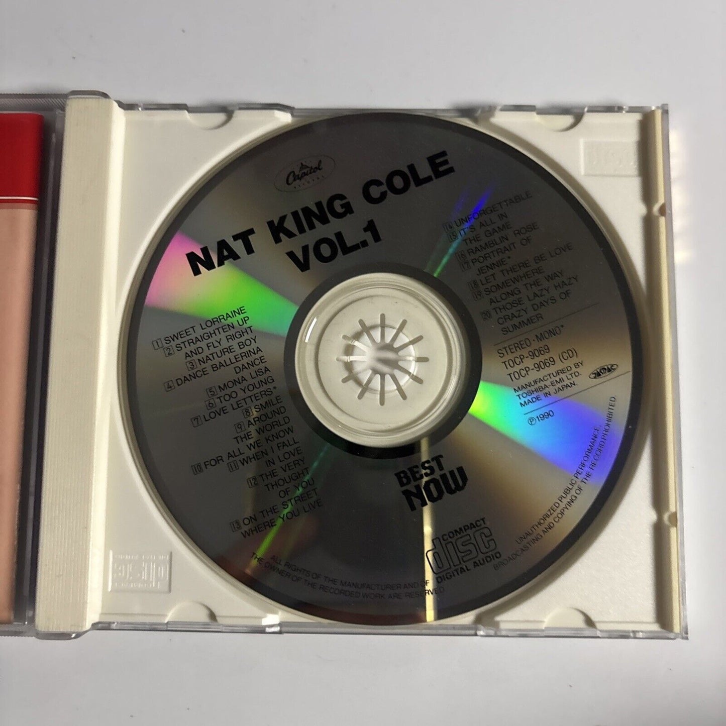 Nat King Cole - Nat King Cole Vol. 1 (CD, 1990) Japan tocp-9069