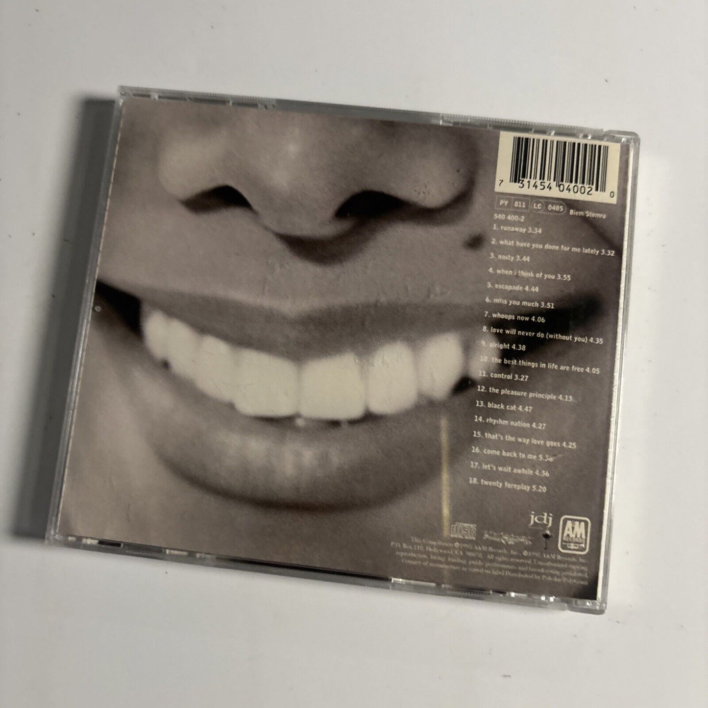 Janet Jackson – Design Of A Decade 1986 / 1996 (CD, 1997)  540 400 2