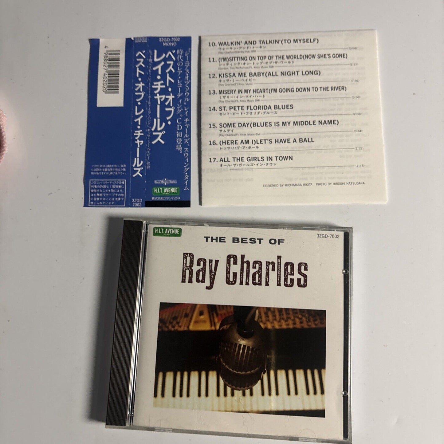 Ray Charles – The Best Of Ray Charles (CD, 1988) Japan 32gd-7002 Obi