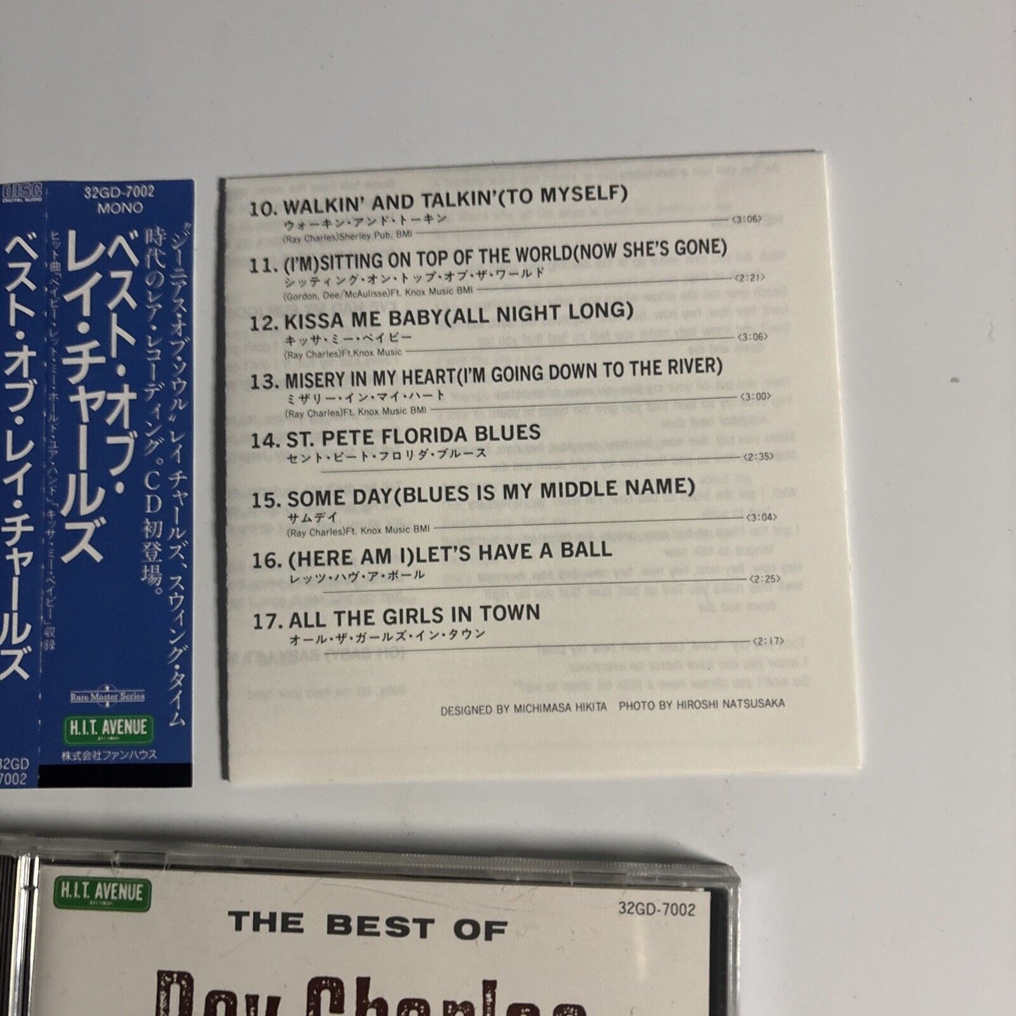 Ray Charles – The Best Of Ray Charles (CD, 1988) Japan 32gd-7002 Obi