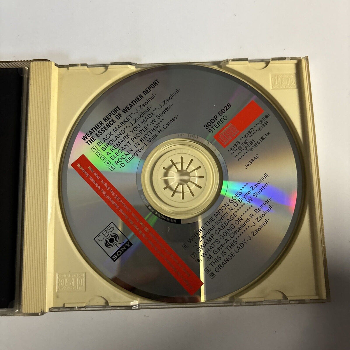 Weather Report - The Essence Of Weather Report (CD, 1988) Japan 30dp-5 ...
