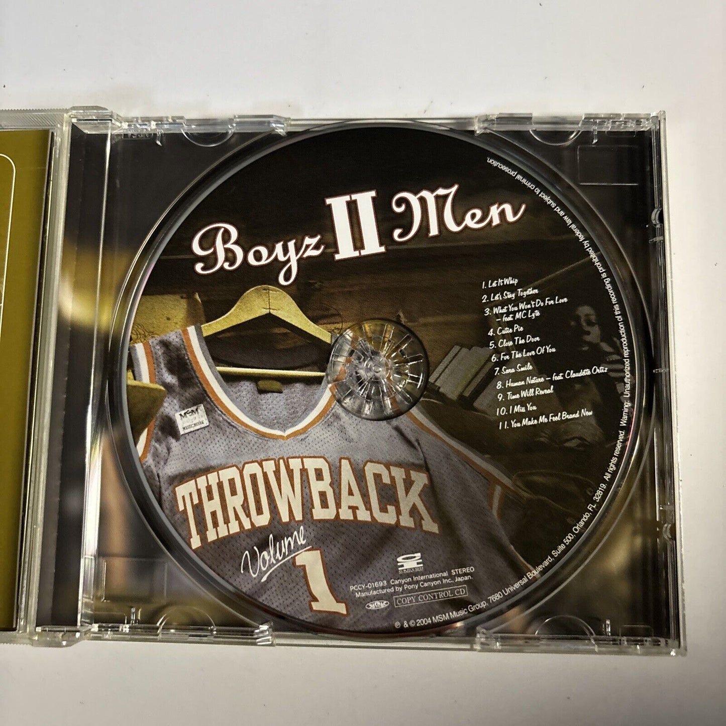 Boyz II Men – Throwback (CD, 2004) Japan pccy-01693