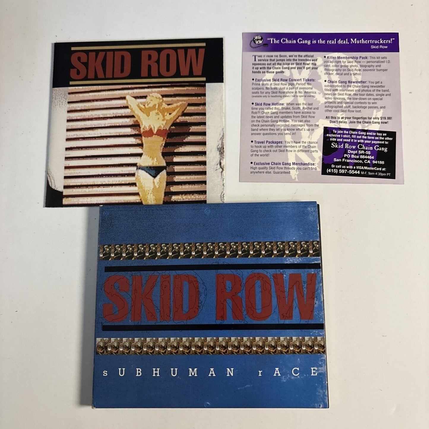 Skid Row – Subhuman Race (1995, ARC, CD)  82730-2 Digipak