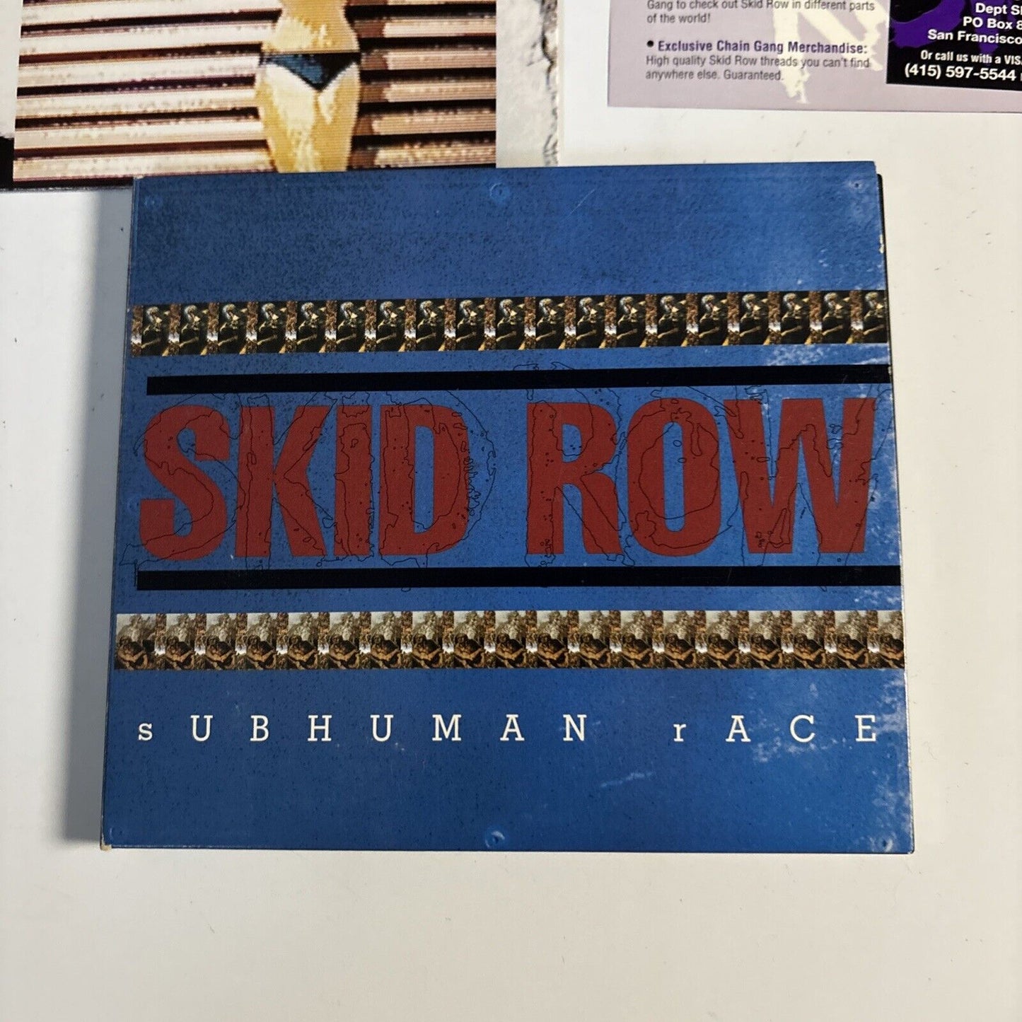 Skid Row – Subhuman Race (1995, ARC, CD)  82730-2 Digipak