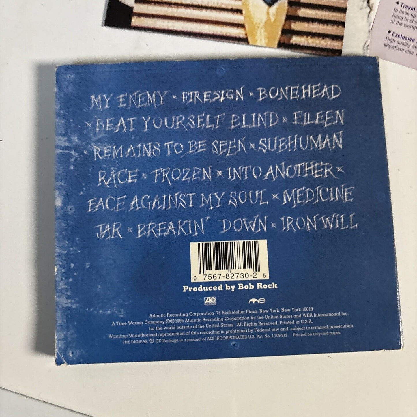 Skid Row – Subhuman Race (1995, ARC, CD)  82730-2 Digipak