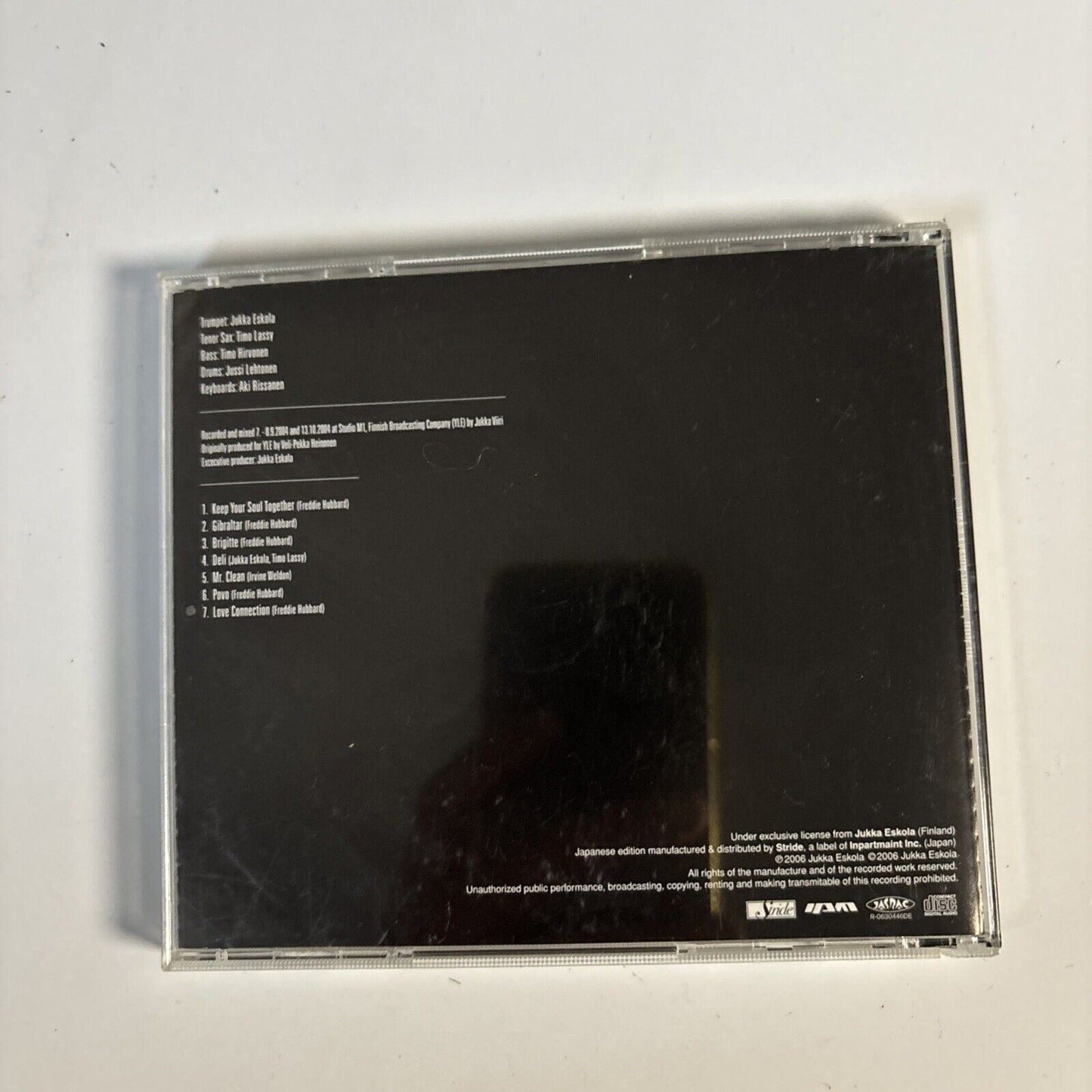 Jukka Eskola Quintet – Hub Up (CD, 2006) Japan srip-9023