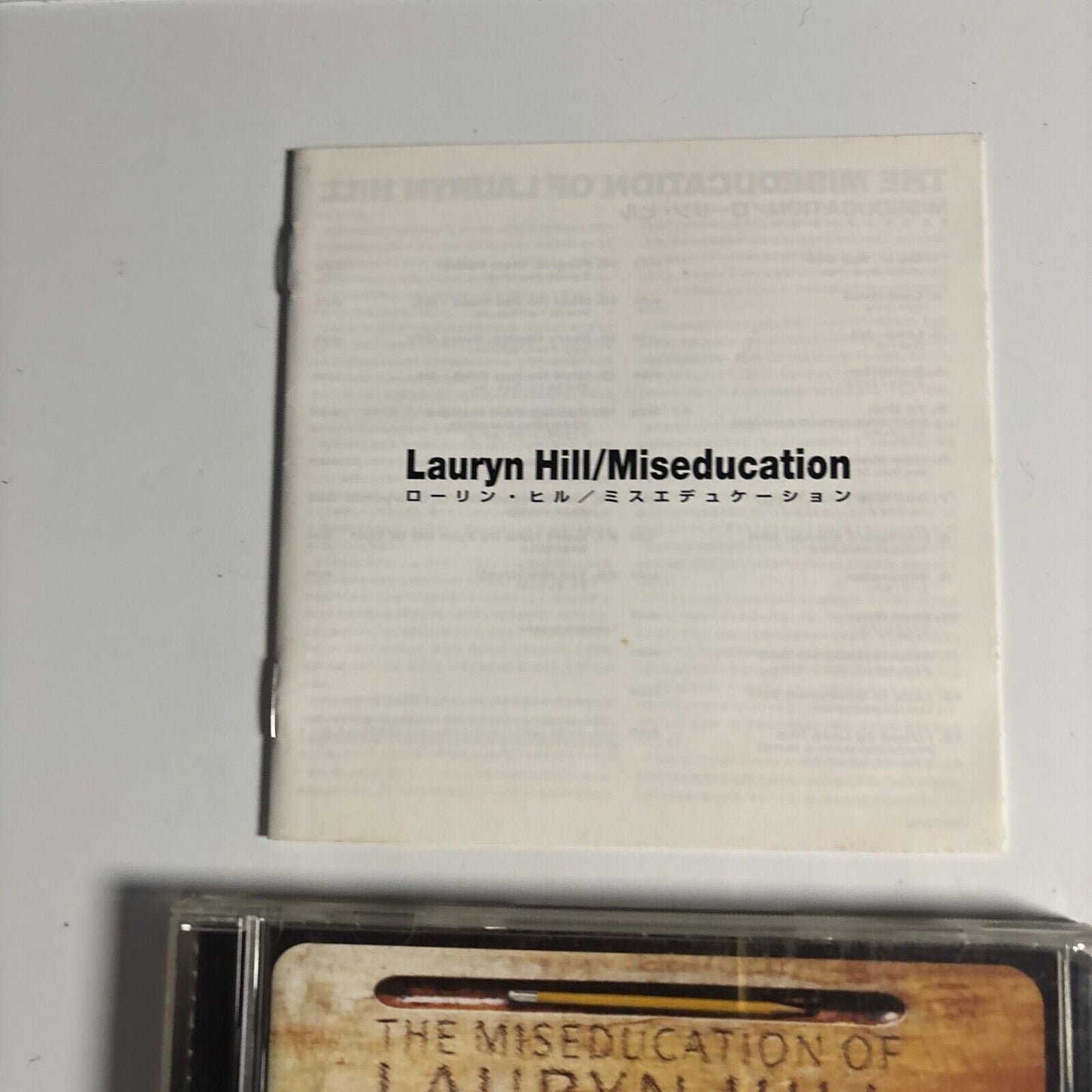 Lauryn Hill - The Miseducation Of Lauryn Hill (CD, 1998) Japan srcs-8788