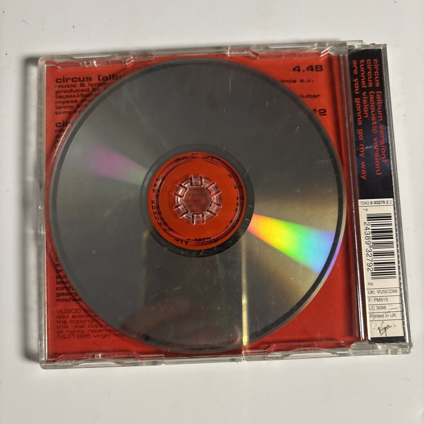 Lenny Kravitz – Circus (CD, 1995)  VUSCD 96