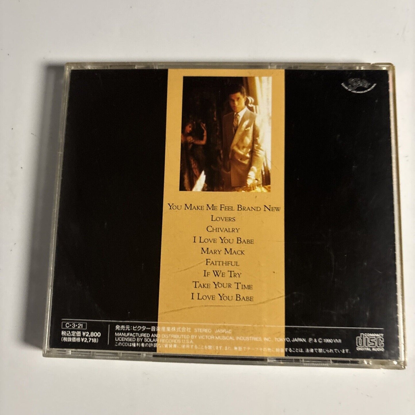 Babyface – Lovers (CD, 1990) Japan vicp-8003