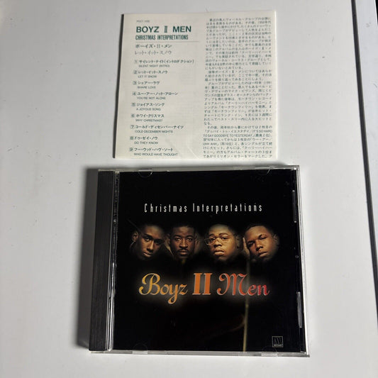 Boyz II Men – Christmas Interpretations (CD, 1993) Japan poct-1035