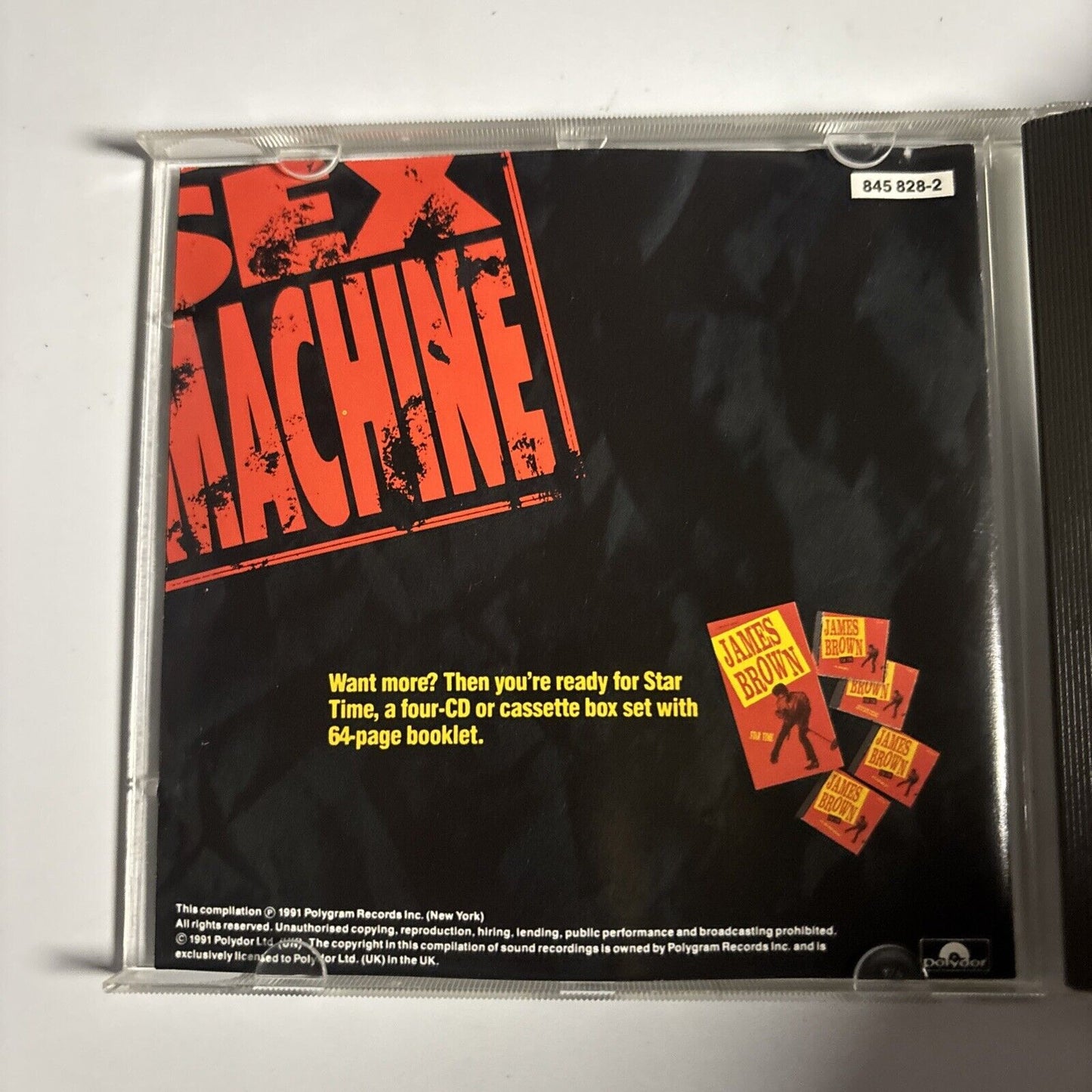 James Brown - Sex Machine: The Very Best Of James Brown (CD, 1991)  845 828-2
