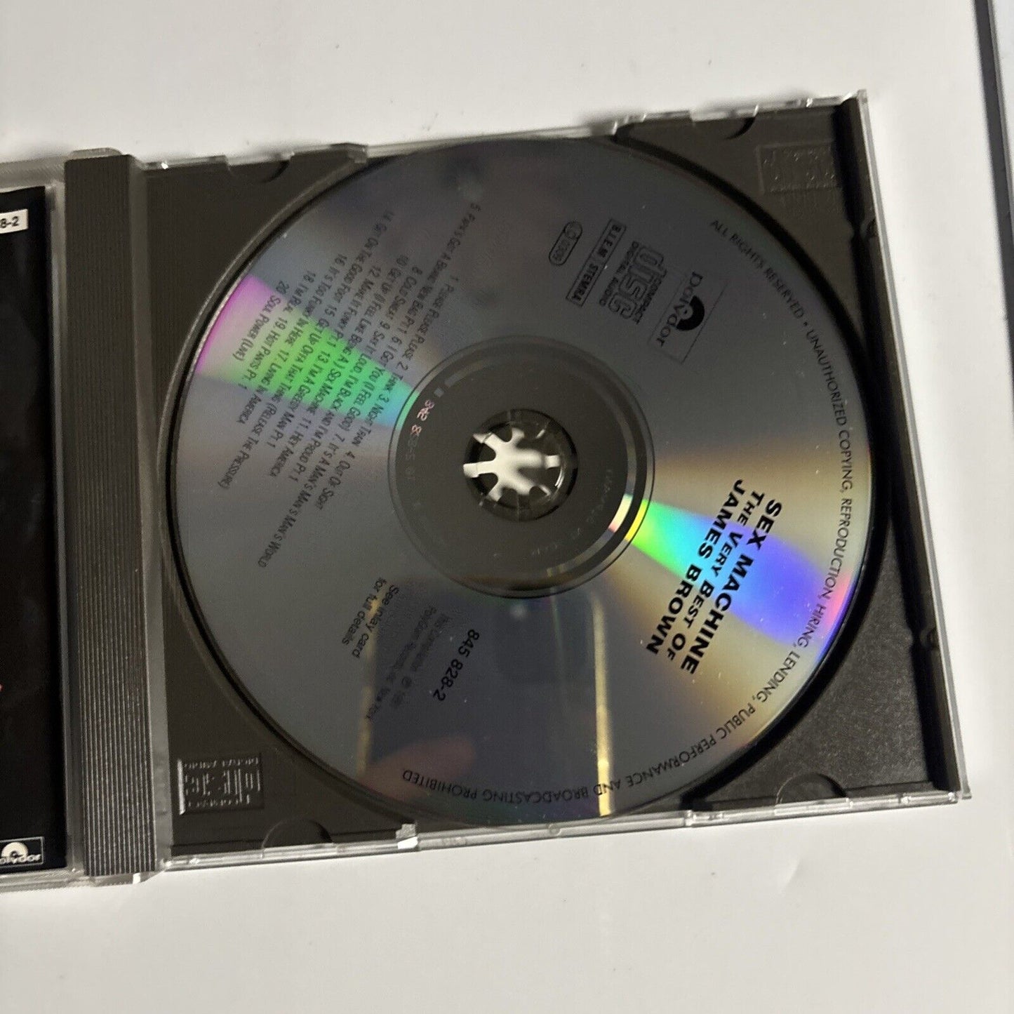 James Brown - Sex Machine: The Very Best Of James Brown (CD, 1991)  845 828-2