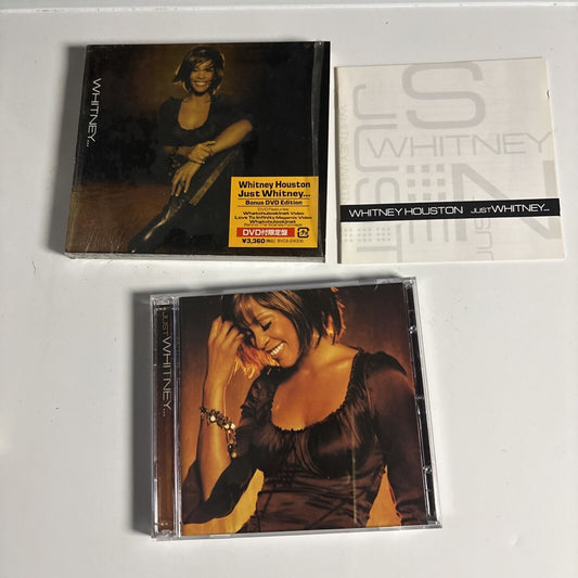 Whitney Houston – Just Whitney... (CD + DVD, 2002) Japan bvca-24006 CD + DVD