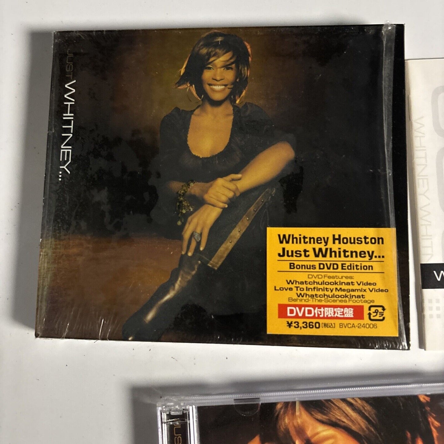 Whitney Houston – Just Whitney... (CD + DVD, 2002) Japan bvca-24006 CD + DVD
