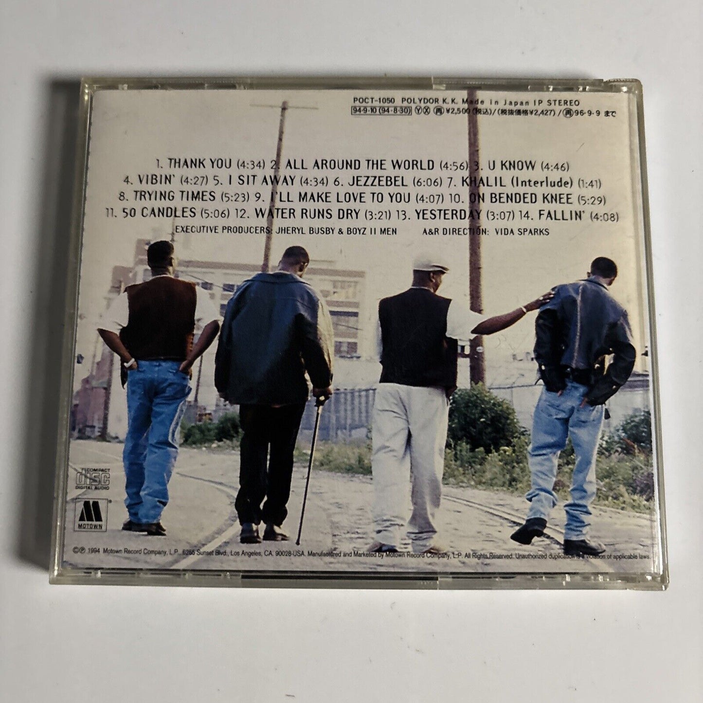 Boyz II Men – II (CD, 1994) Japan poct-1050