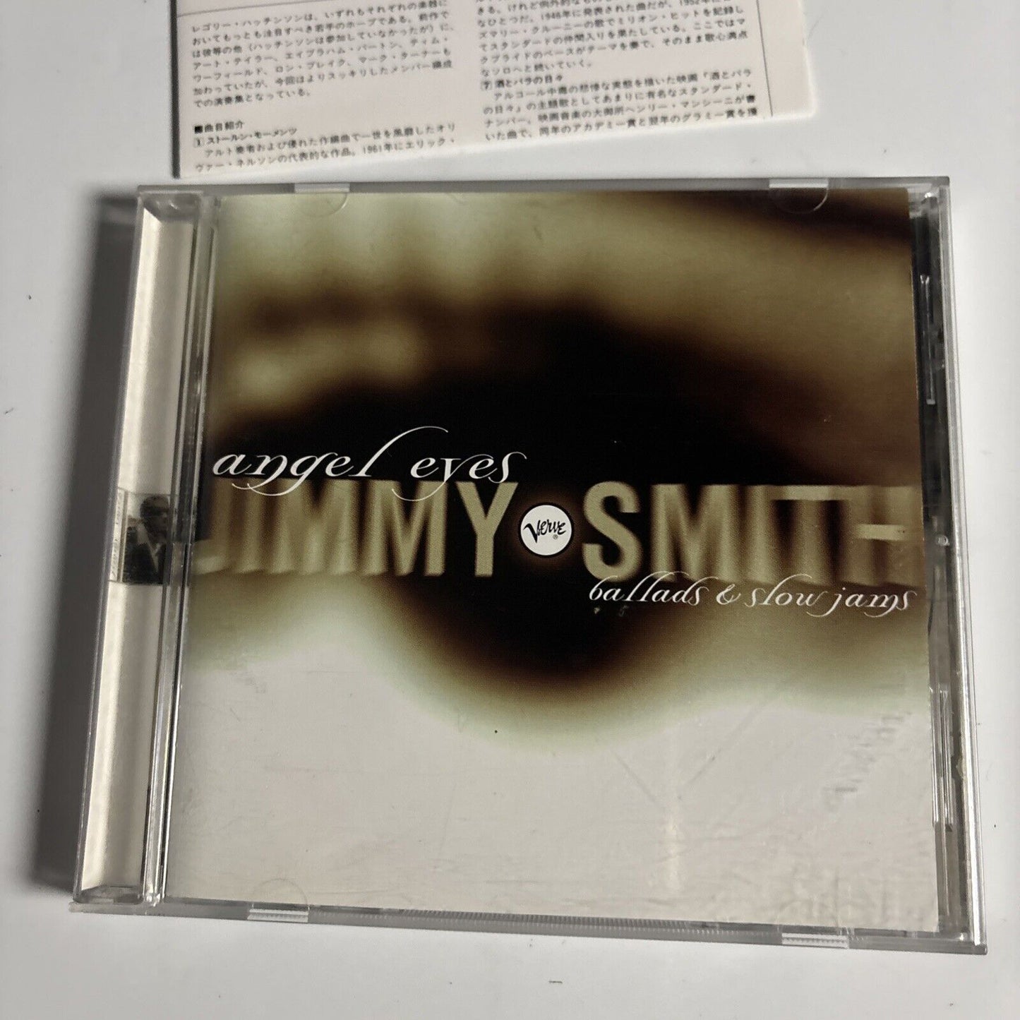 Jimmy Smith – Angel Eyes (Ballads & Slow Jams) (CD, 1996) Japan pocj-1352