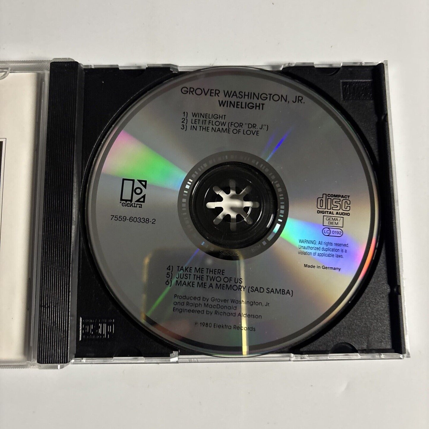 Grover Washington, Jr. – Winelight (CD, 1980)