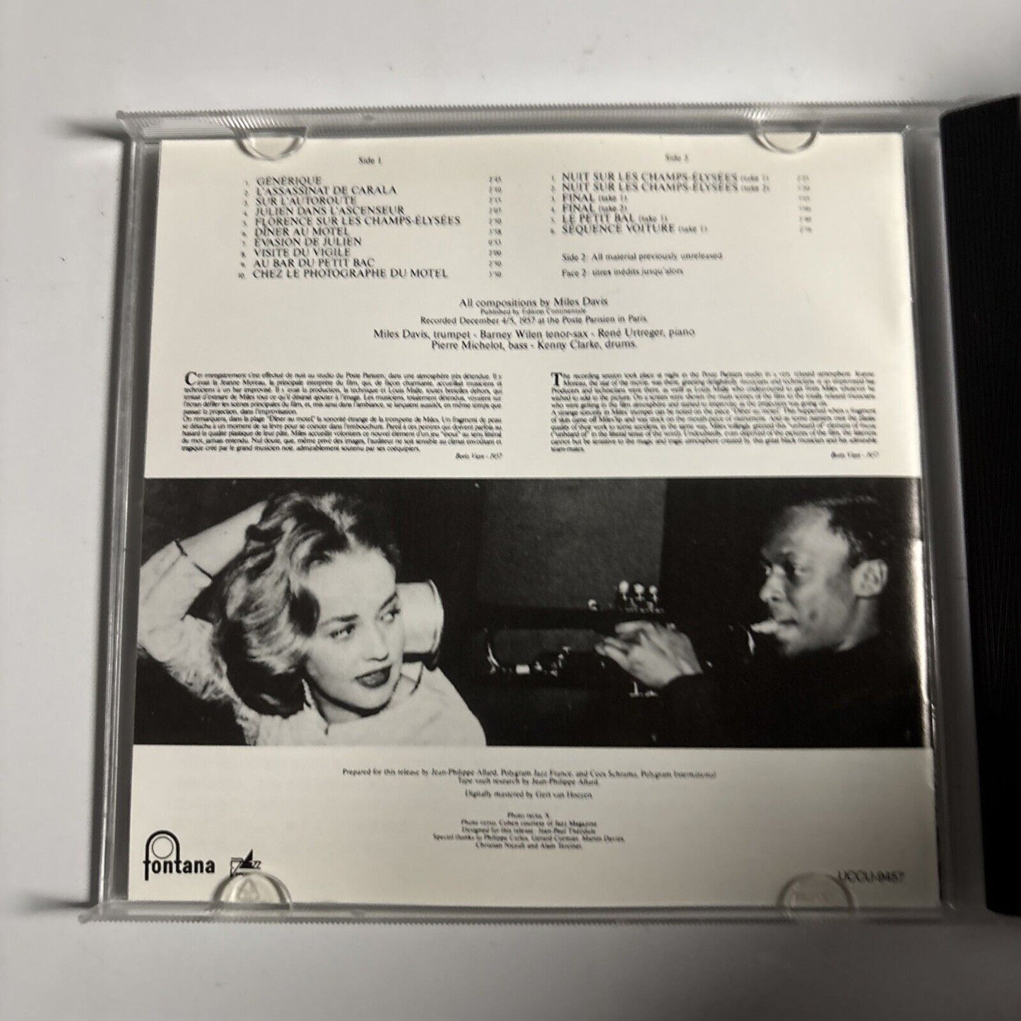 Miles Davis – Ascenseur Pour L'Échafaud (CD, SHM-CD, 2008) Japan uccu-9457