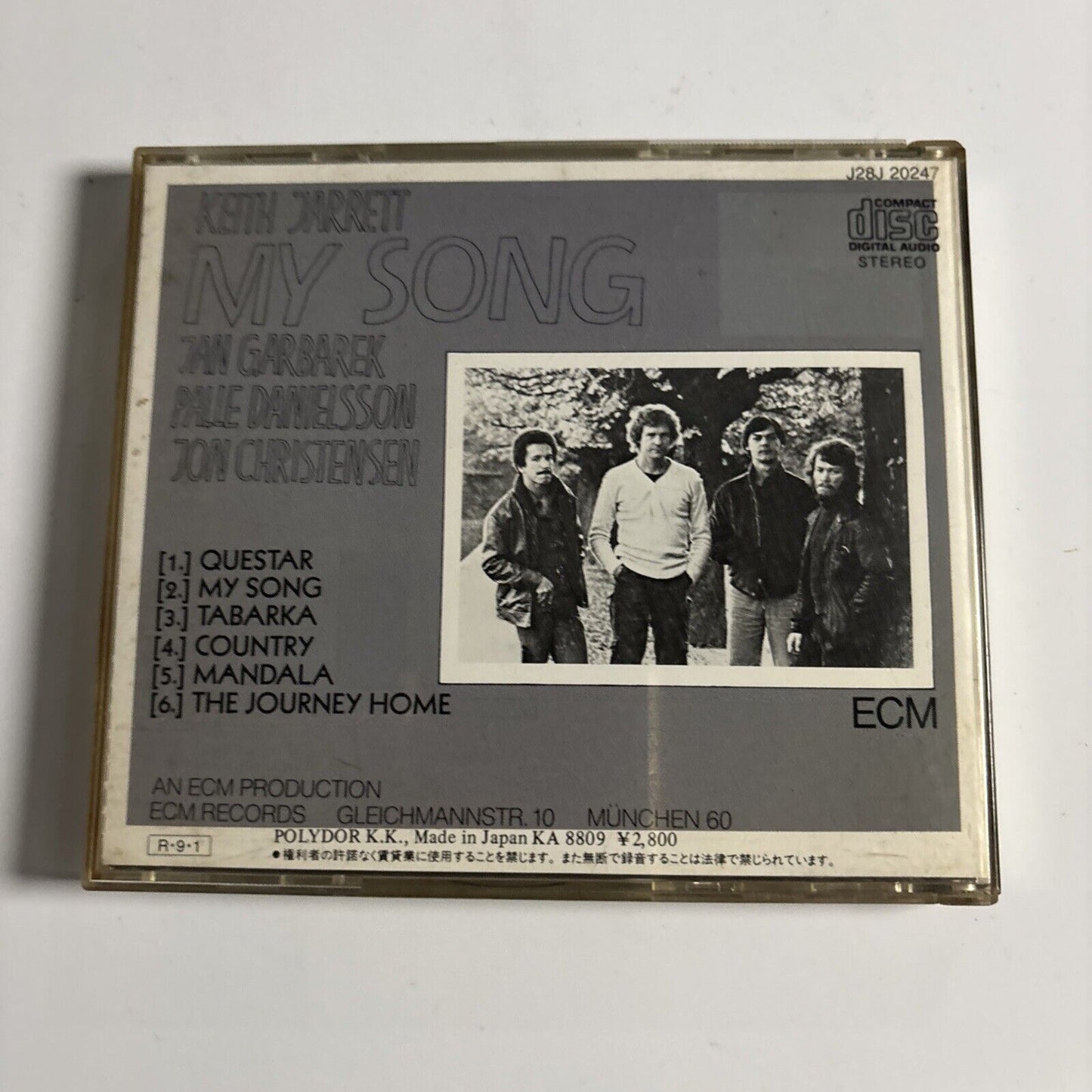 Keith Jarrett – My Song (CD, 1988) Japan j28j-20247