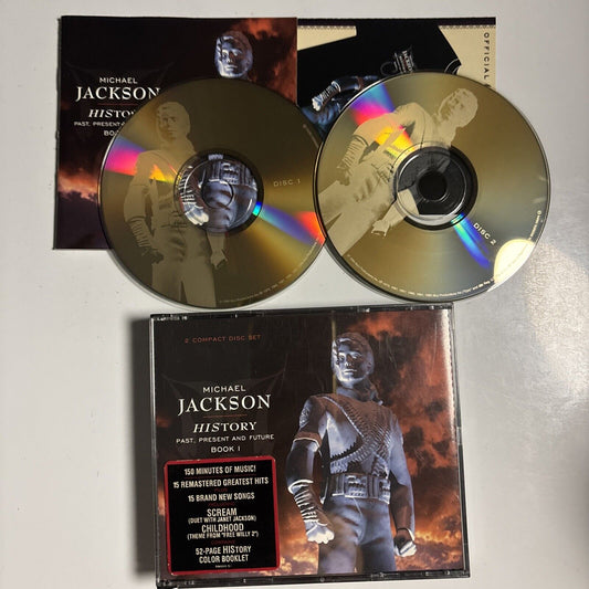 Michael Jackson – HIStory Past, Present And Future - Book I (CD, 1995) E2K 59000