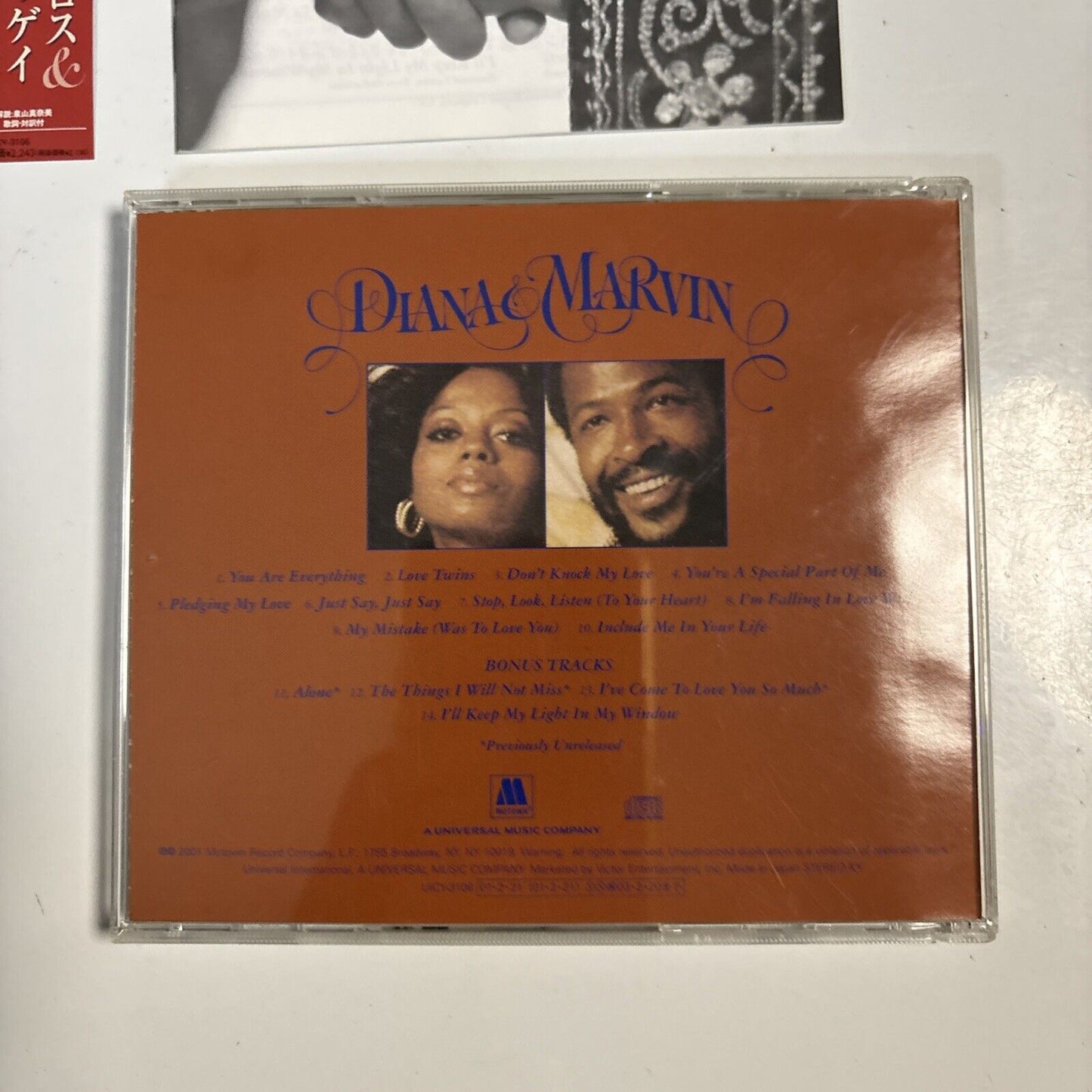 Diana Ross & Marvin Gaye – Diana & Marvin (CD, 2013) uicy-3106 Japan Bonus Track