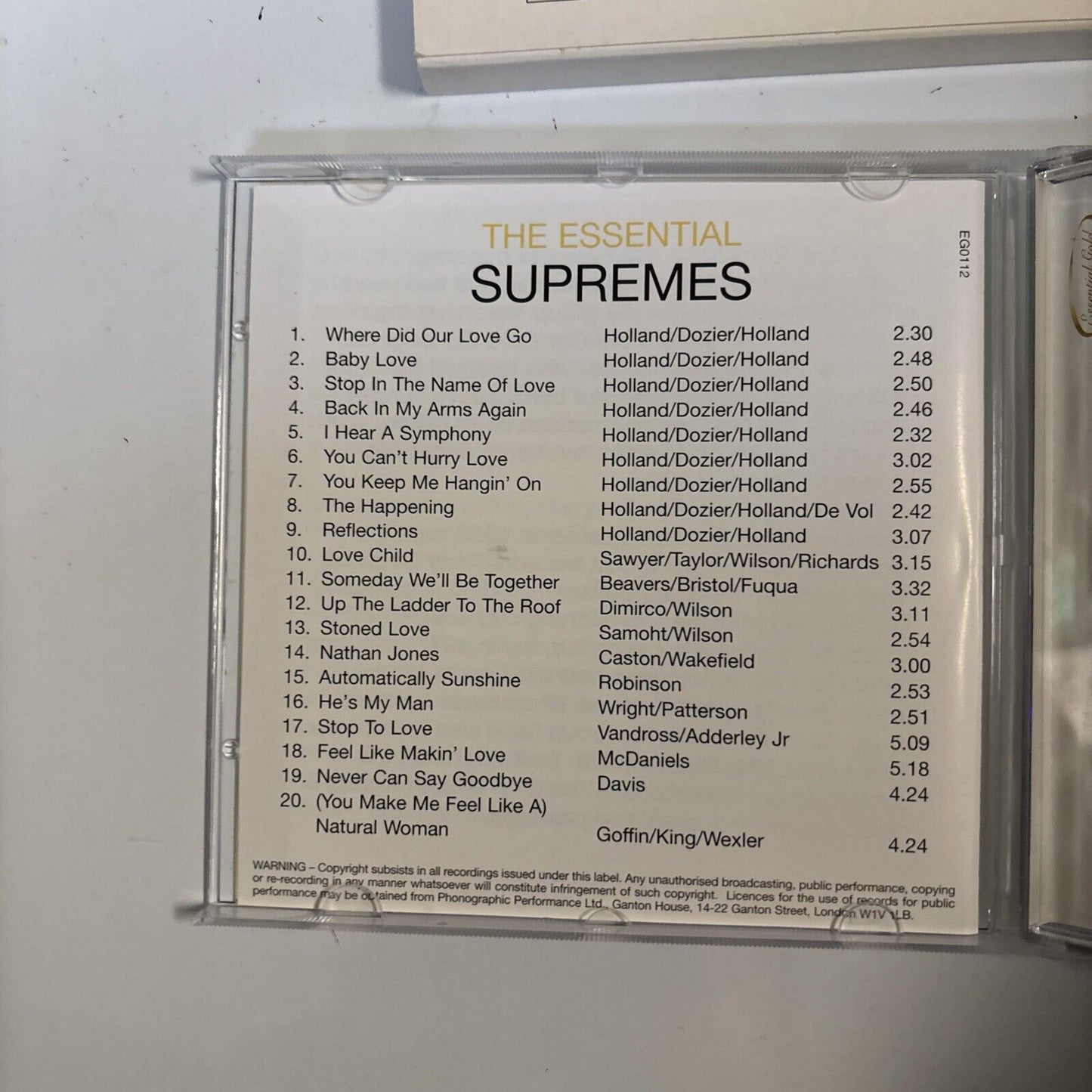 The Supremes - The Essential Supremes (CD, 2006)