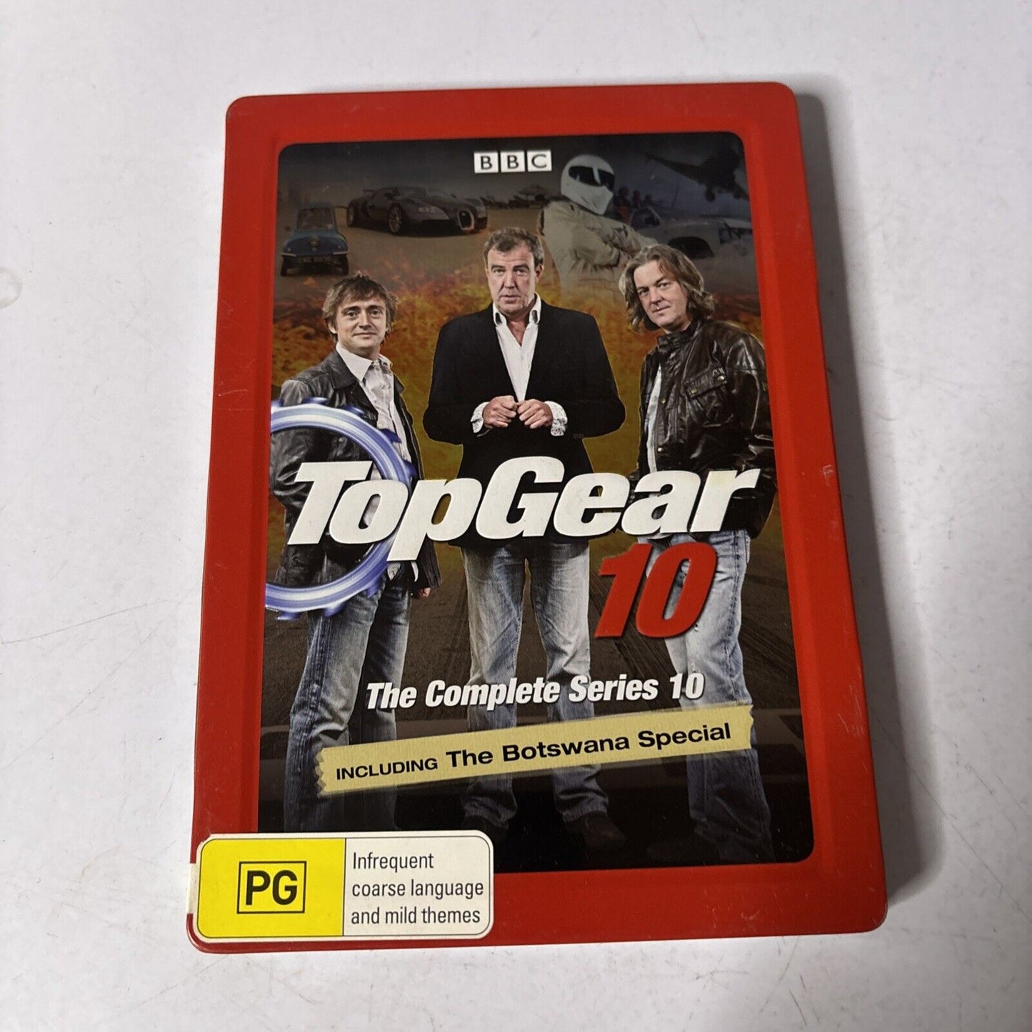 BBC Top Gear : Series 10 - Steelbook Limited Edition (DVD, 2008) Region 4