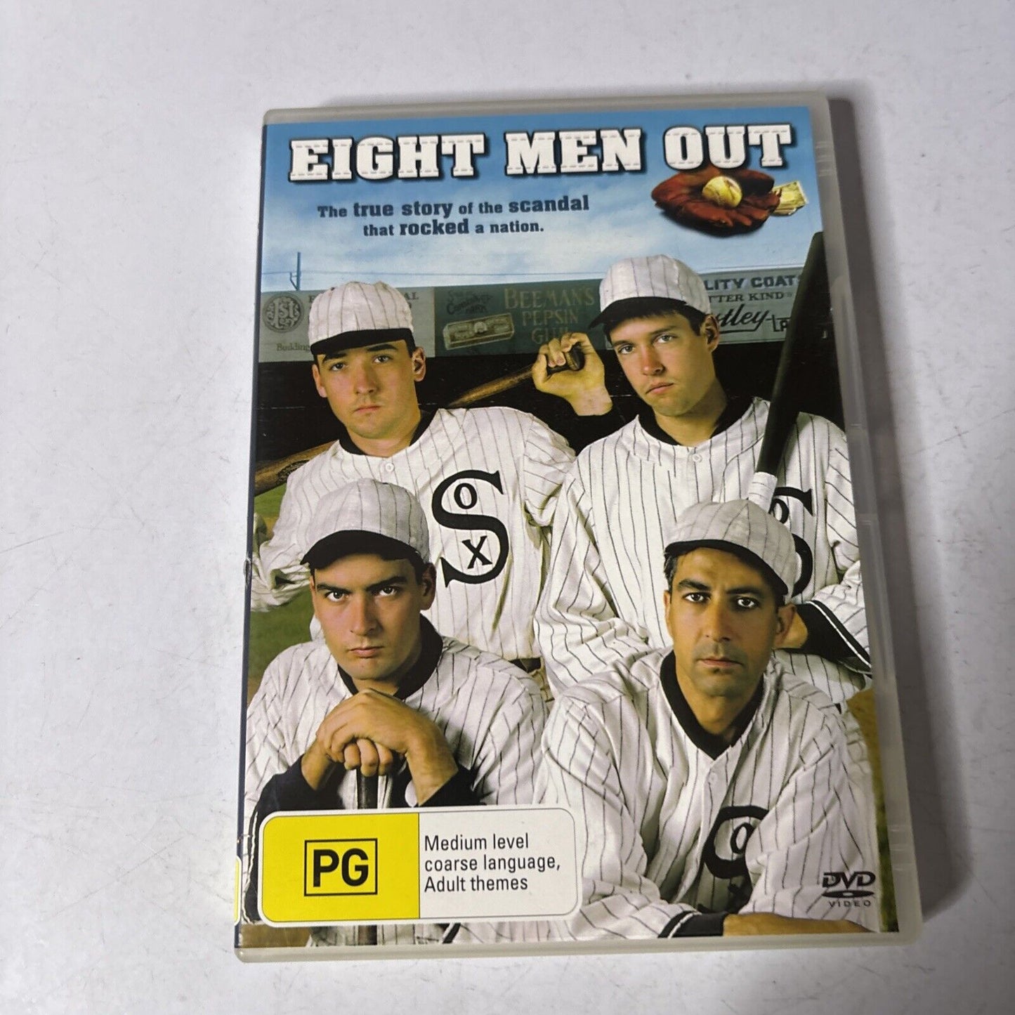 Eight Men Out (DVD, 1989) John Cusack, Charlie Sheen Region 4