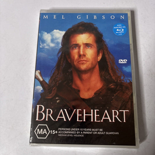 Braveheart (DVD, 1995) Mel Gibson Region 4 *New Sealed*