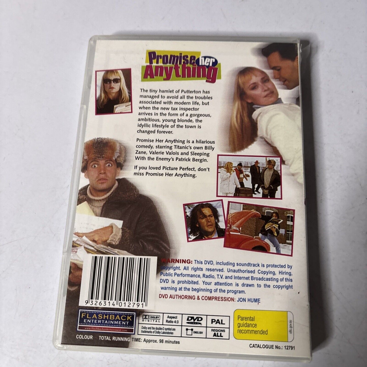 Promise Her Anything (DVD, 1999) Billy Zane, Valérie Valois All Regions