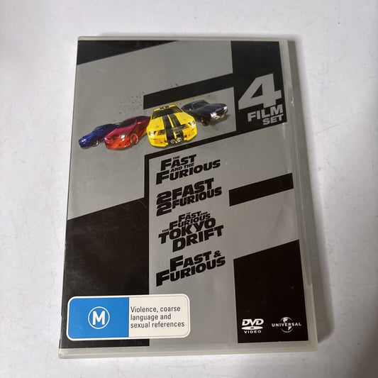 The Fast & The Furious / 2 Fast 2 Furious / Fast & Furious / Tokyo Drift DVD
