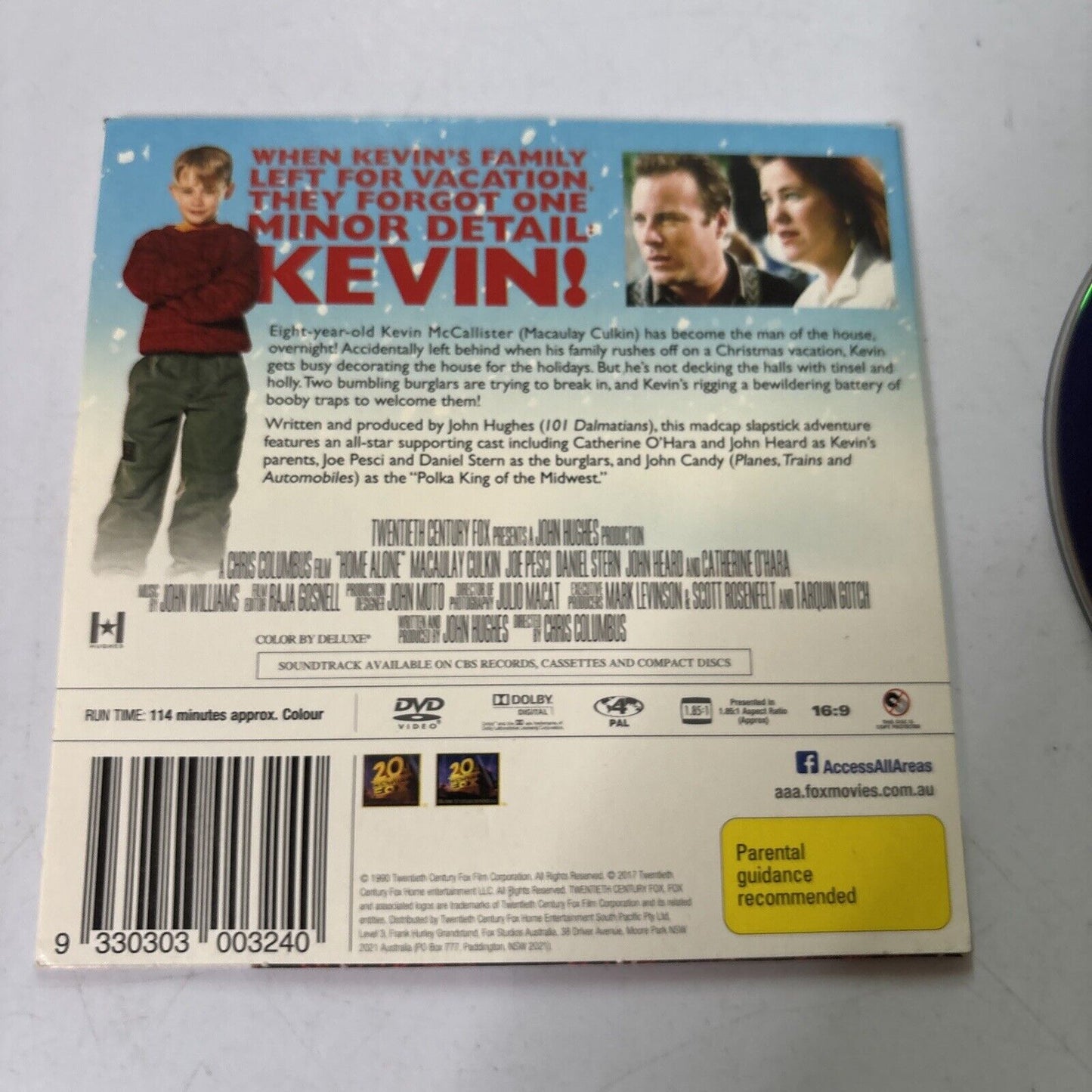 Home Alone (Cardboard Sleeve) (DVD, 1990) Joe Pesci Macauley Culkin Region 4