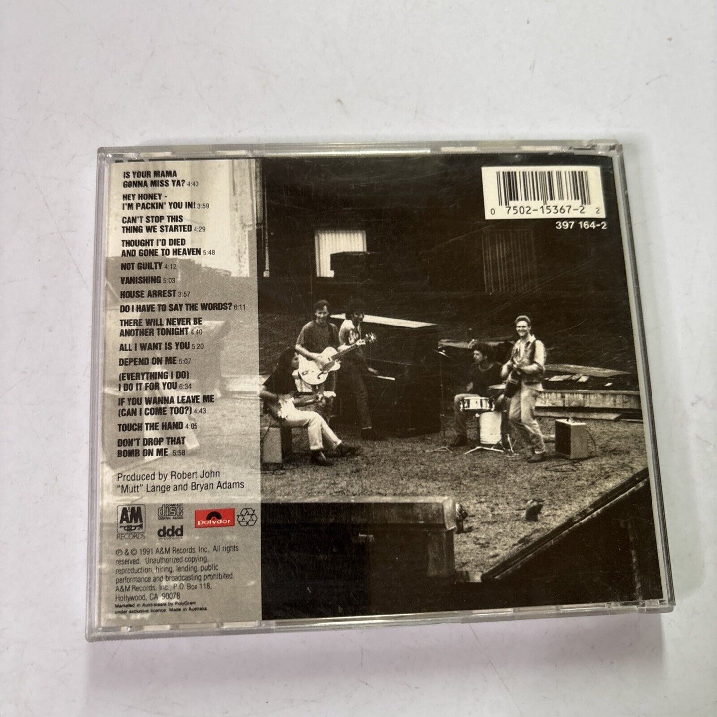 Bryan Adams - Waking Up The Neighbours (CD, 1991)
