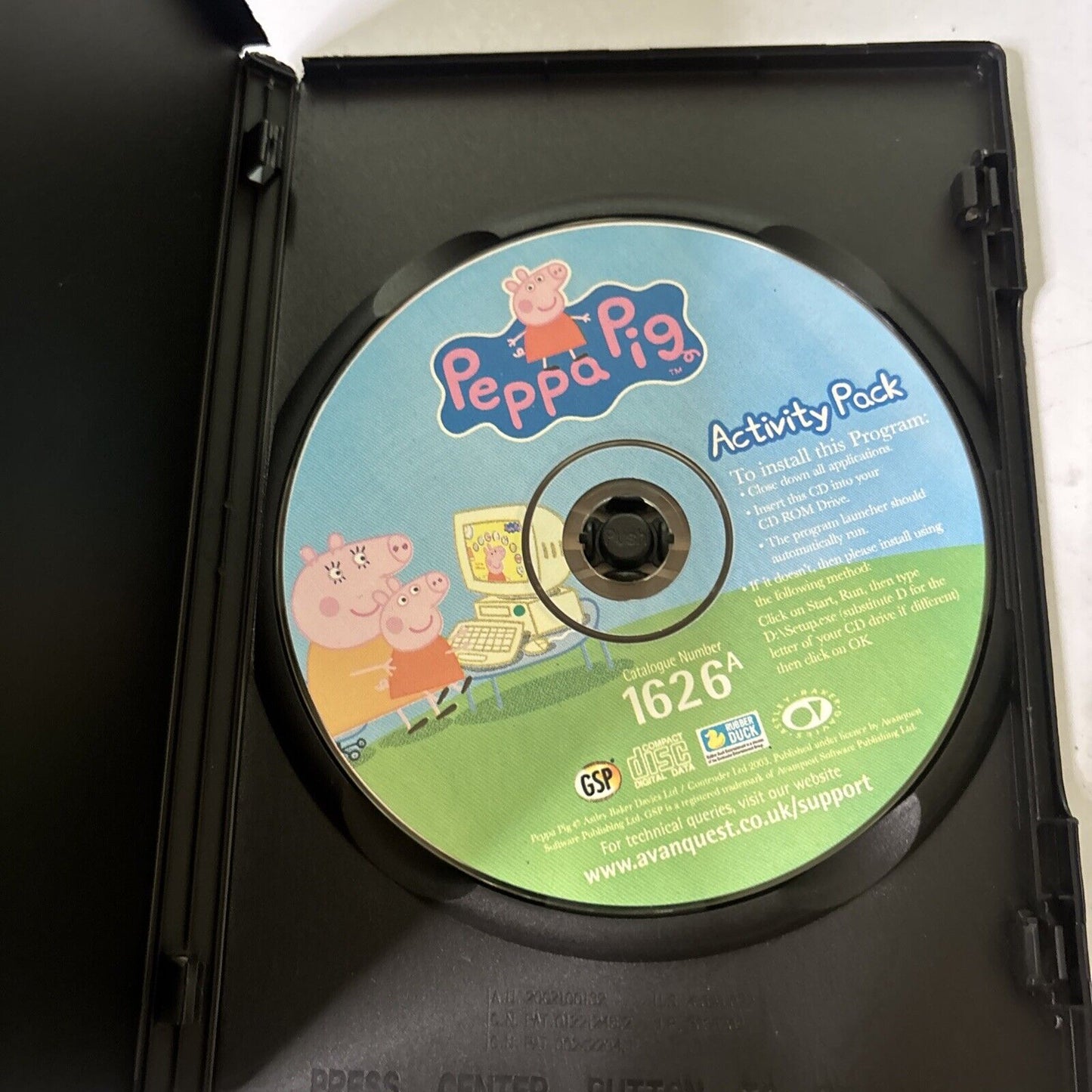 Peppa Pig Activity Pack (PC, 2006) PC Game CDROM