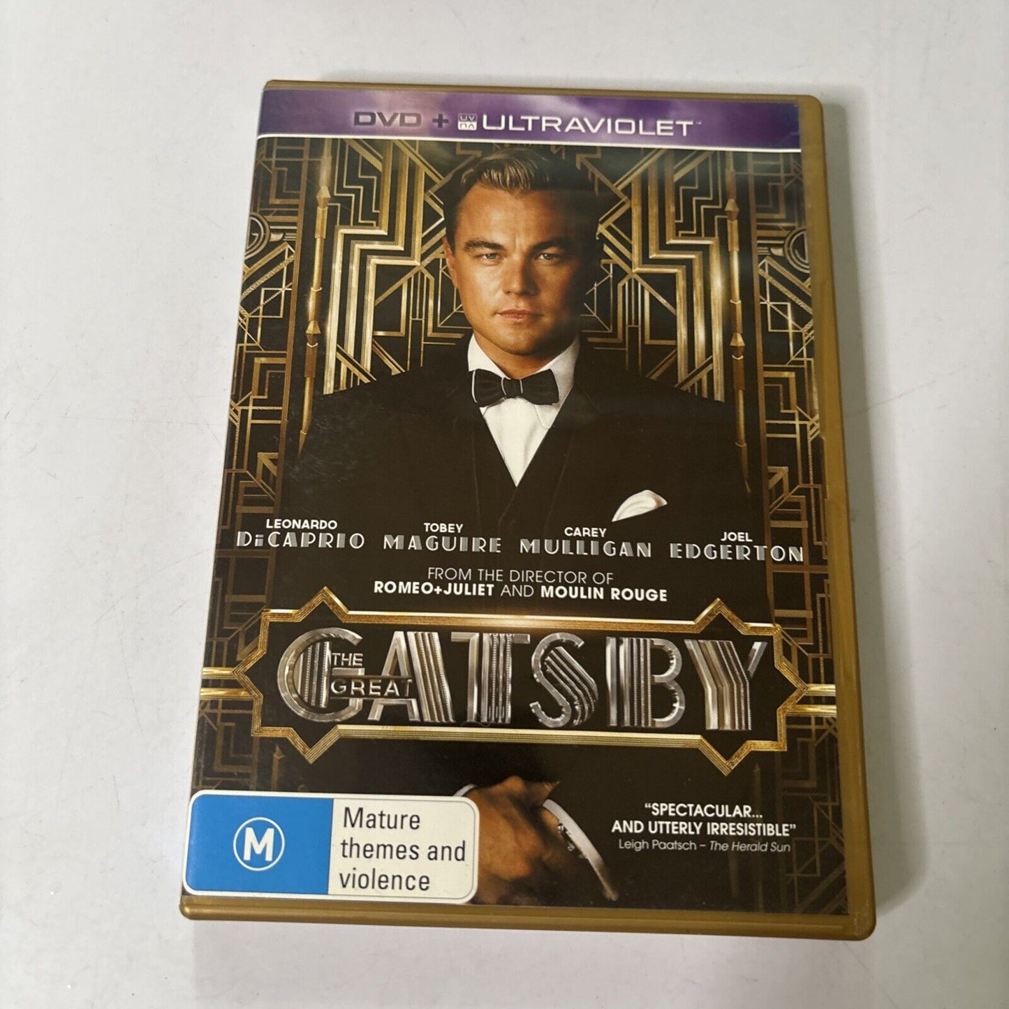 The Great Gatsby (DVD, 2013) Leonardo DiCaprio Region 4