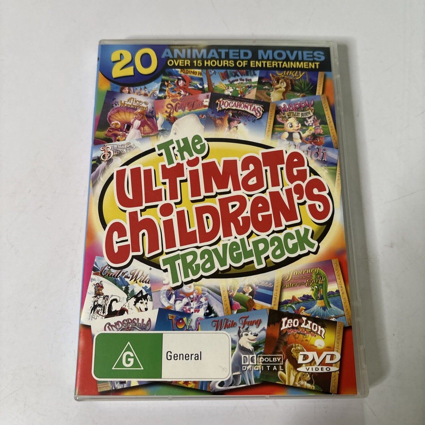 The Ultimate Children's Travel Pack DVD 4 Disc Set 20 movies All Regions