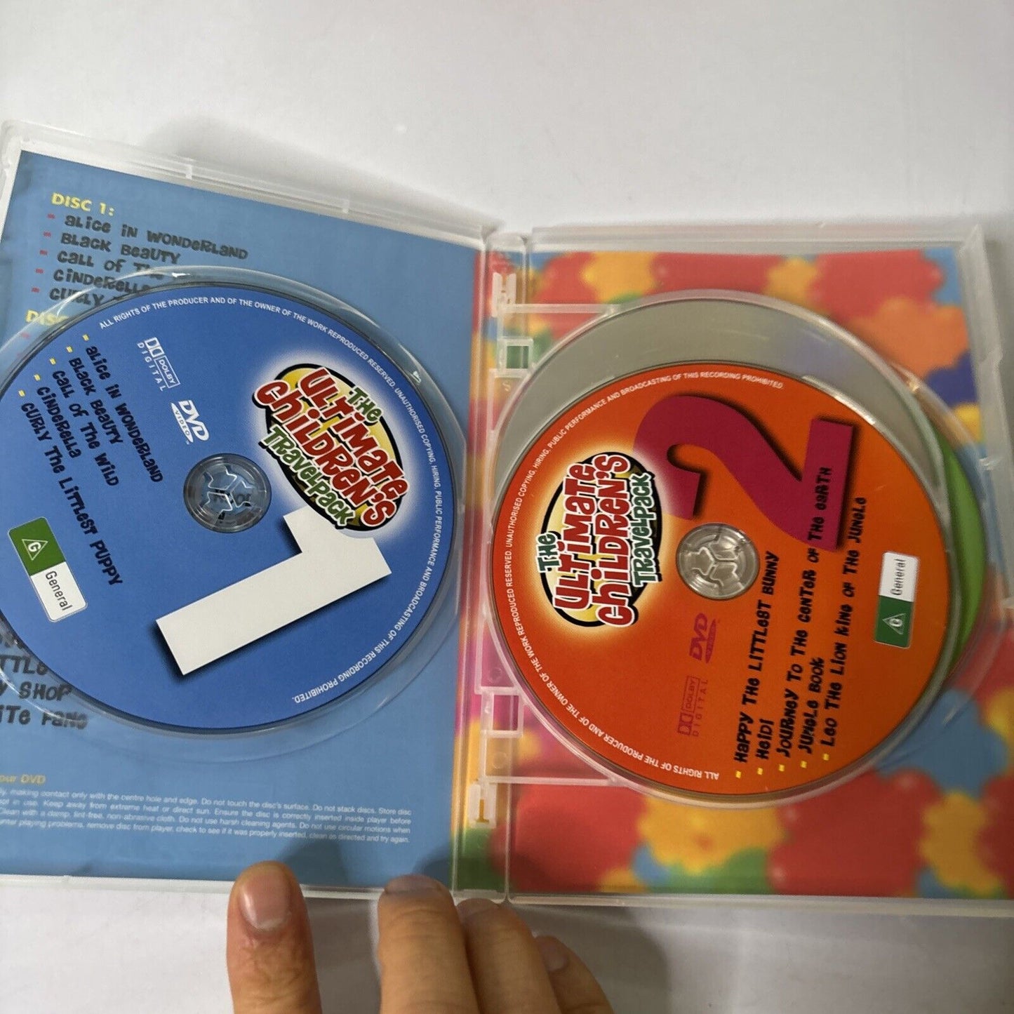 The Ultimate Children's Travel Pack DVD 4 Disc Set 20 movies All Regions