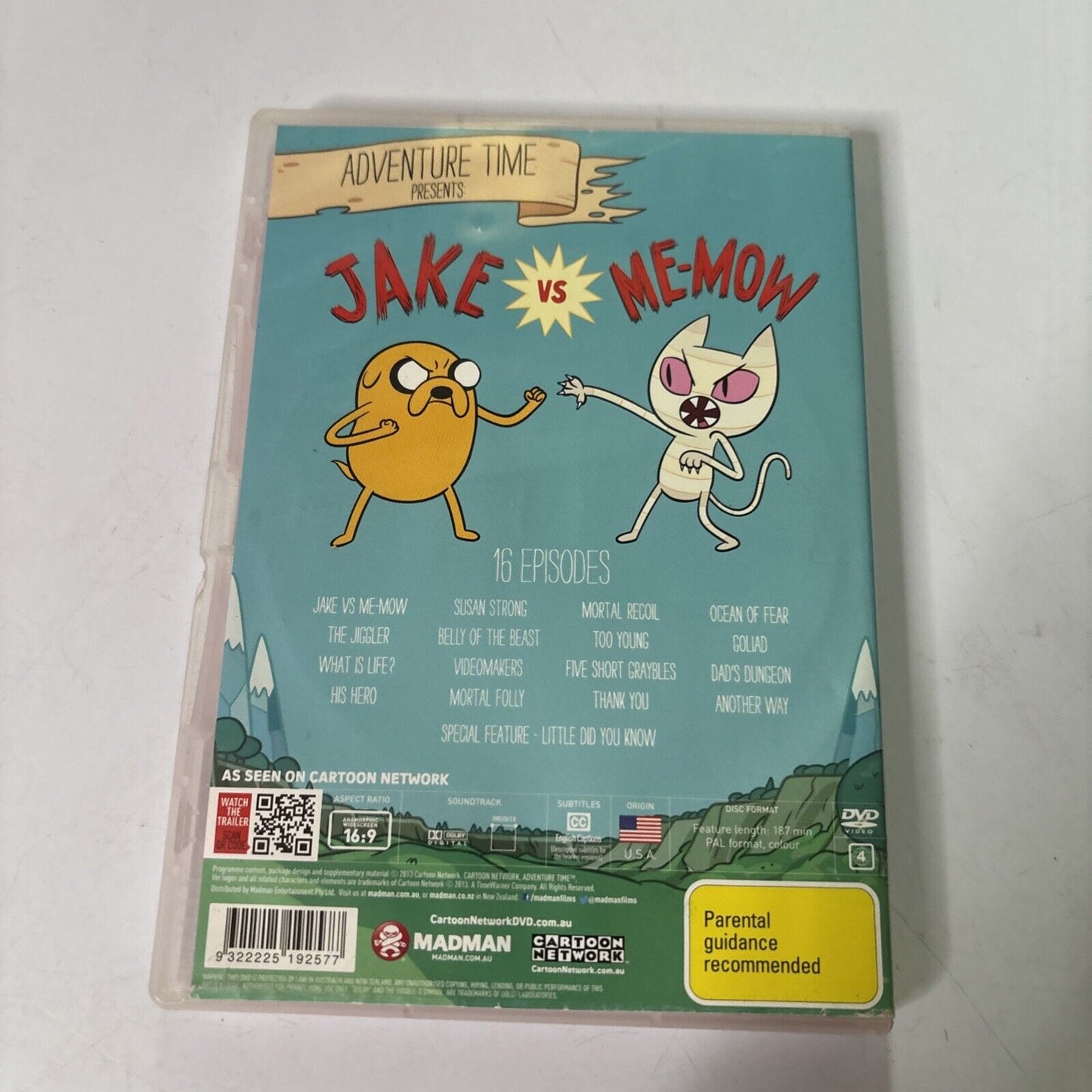 Adventure Time - Jake Vs Me-Mow : Collection 3 (DVD, 2010) Region 4
