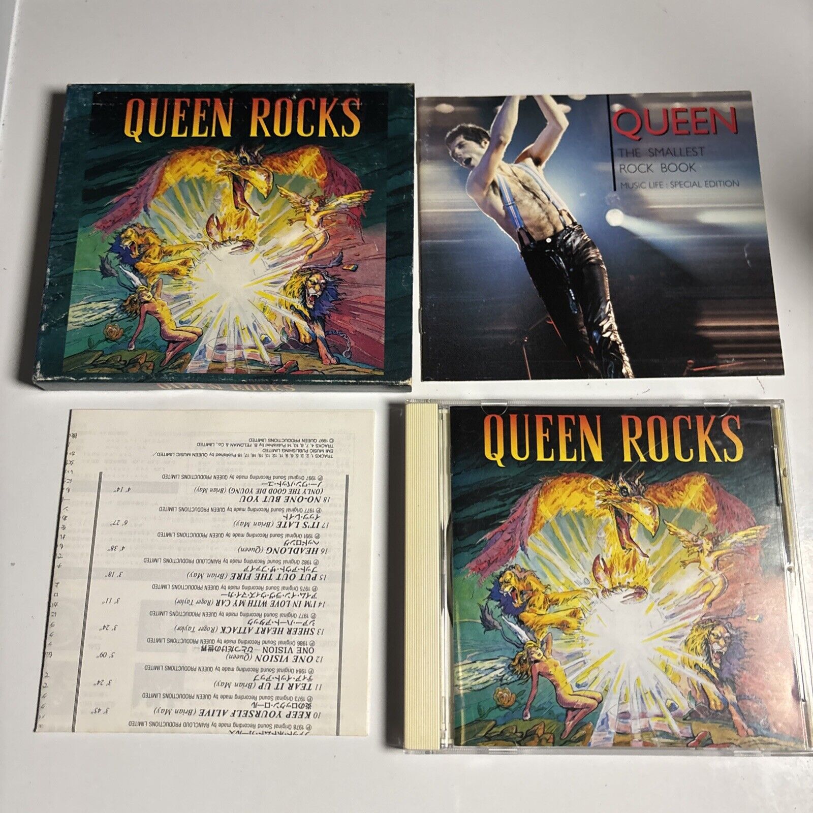 Queen Rocks Cd Queen - Queen Rocks (CD, 1997) Japan tocp-50357 – Retro Unit