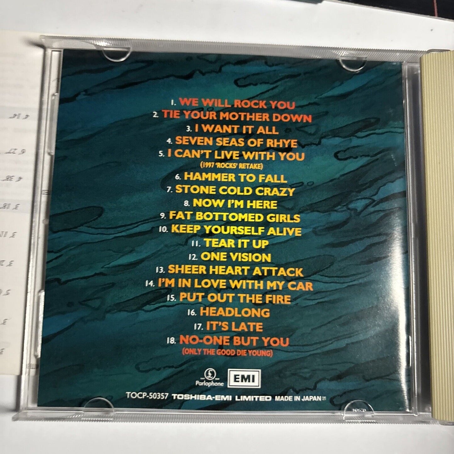 Queen - Queen Rocks (CD, 1997) Japan tocp-50357