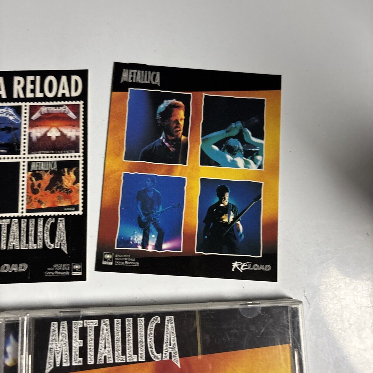Metallica – Reload (CD, 1997) Japan srcs-8512 obi stickers