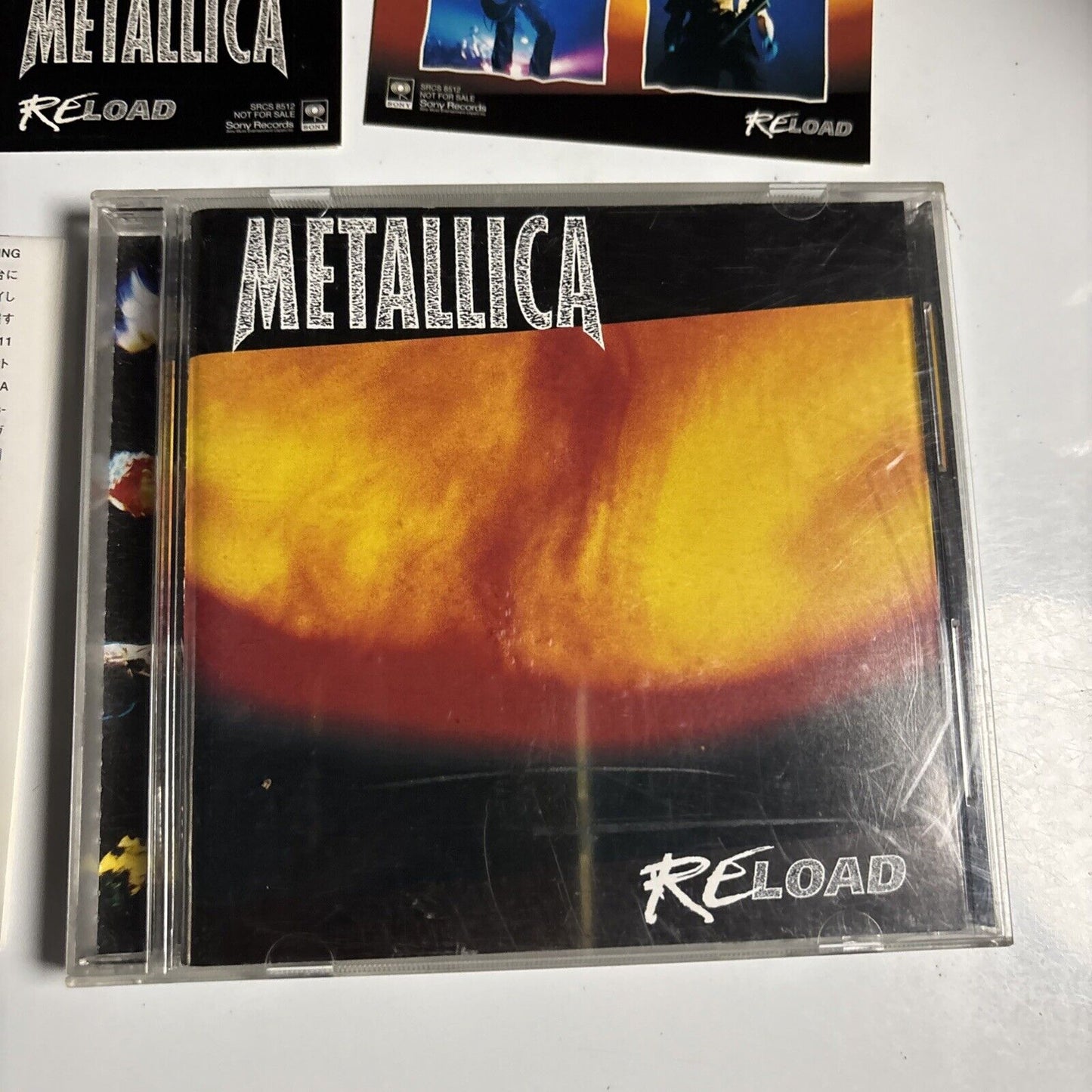 Metallica – Reload (CD, 1997) Japan srcs-8512 obi stickers