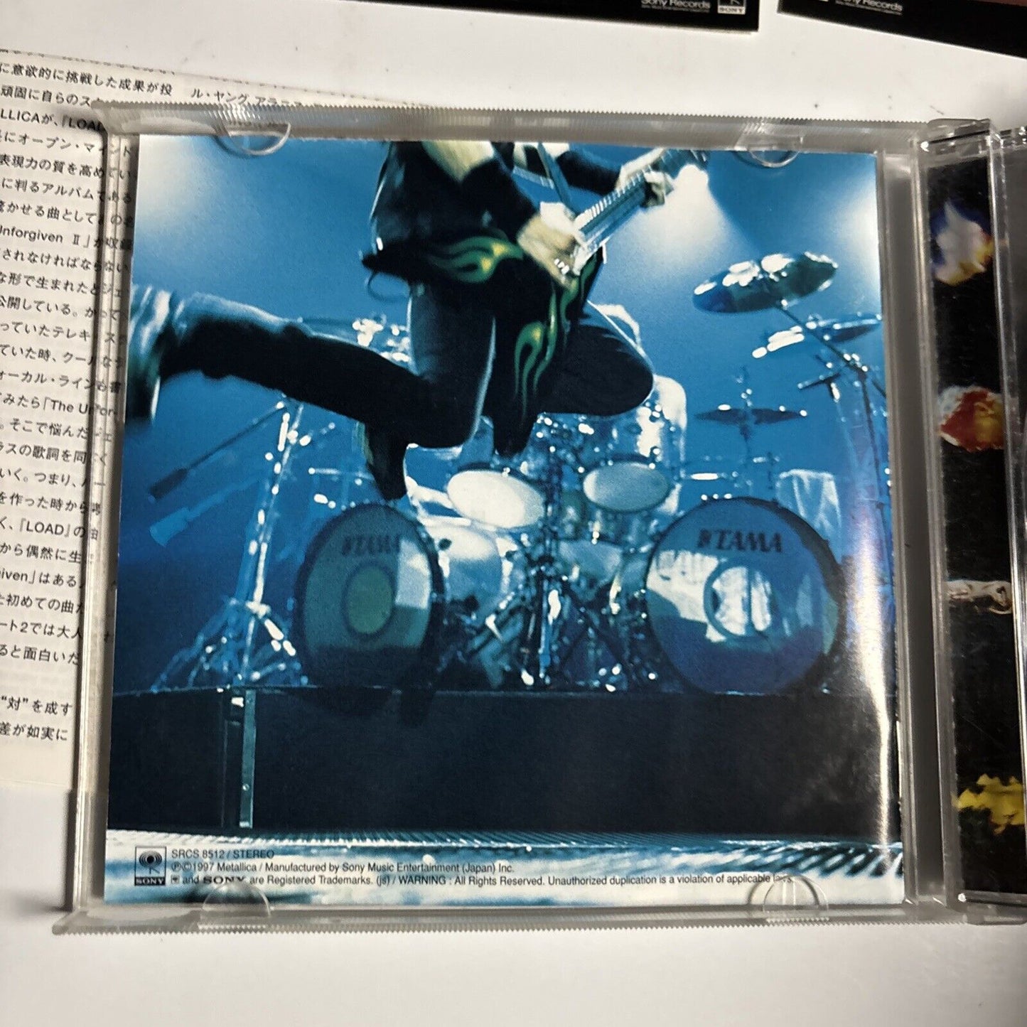 Metallica – Reload (CD, 1997) Japan srcs-8512 obi stickers