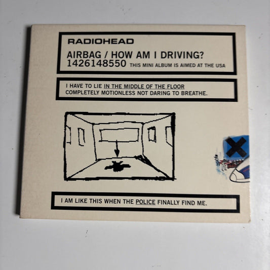 Radiohead – Airbag / How Am I Driving? (CD, 1998)  C2 7243 8 58701 2 5 Digipack