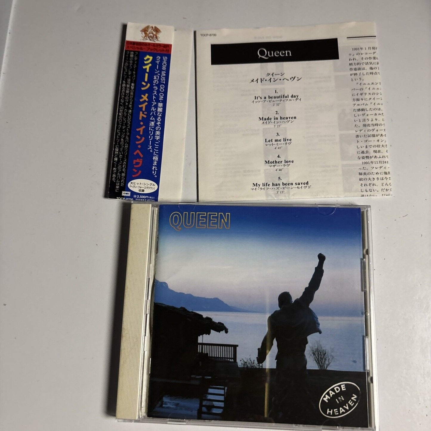 Queen – Made In Heaven (CD, 1995) Japan tocp-8700 obi